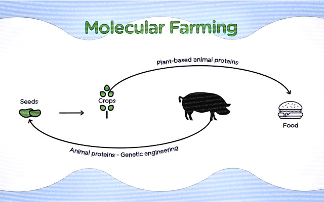 Agricoltura cellulare, la soia OGM con i geni di suino